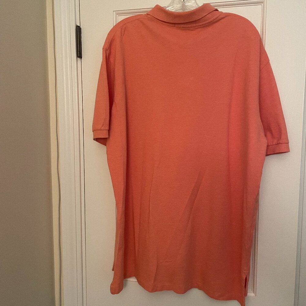 Mens Ralph Lauren Polo Shirt XL - Orange and in Excellent Condition - Picture 7 of 7